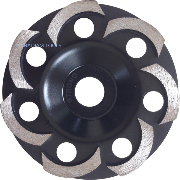 curve segment diamond cup wheel